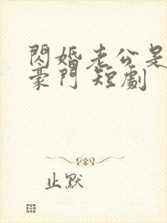 闪婚老公是超级豪门 短剧