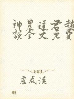 神农道君赵兴小说全文免费读封面