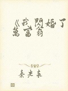 《我闪婚了个亿万富翁