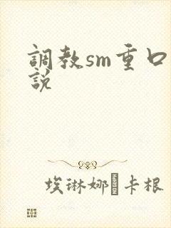 调教sm重口小说