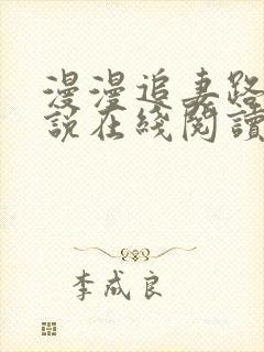 漫漫追妻路 小说在线阅读