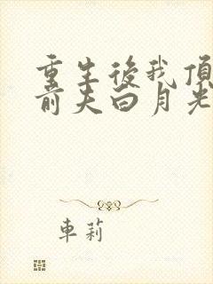 重生后我顶替了前夫白月光 九九月封面