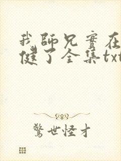 我师兄实在太稳健了全集txt
