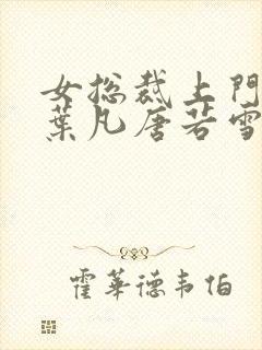 女总裁上门女婿叶凡唐若雪