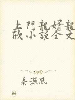 上门龙婿龙隐宁欣小说全文阅读