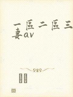 一区二区三区人妻av