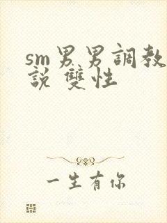 sm男男调教小说 双性