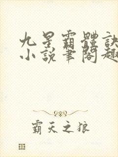 九星霸体诀龙尘小说笔阁趣