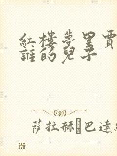 红楼梦里贾蓉是谁的儿子