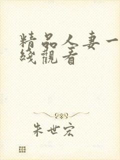 精品人妻一区在线观看