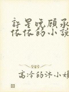 许星晚顾承洲柳依依的小说叫什么