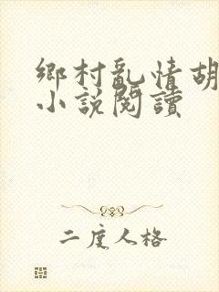 乡村乱情胡秀英小说阅读封面