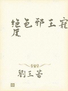 绝色邪王宠妻无度