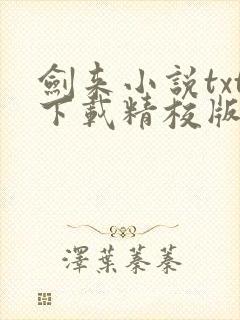 剑来小说txt下载精校版