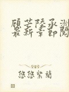 顾芒陆承洲小说最新章节阅读