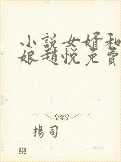 小说女婿和丈母娘赵悦免费阅读
