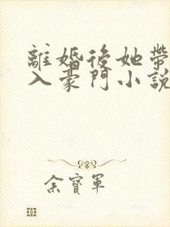 离婚后她带崽嫁入豪门小说