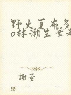 野火夏布多昂po林潮生笔趣阁