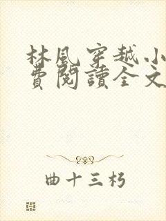 林风穿越小说免费阅读全文