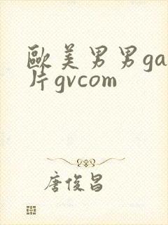 欧美男男gay片gvcom封面