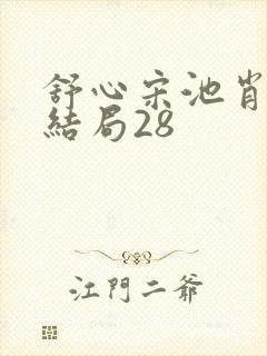 舒心宋池肖嫣大结局28