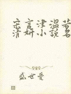 宋言津温若安林清妍小说名字