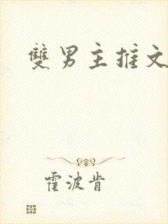 双男主推文古代封面