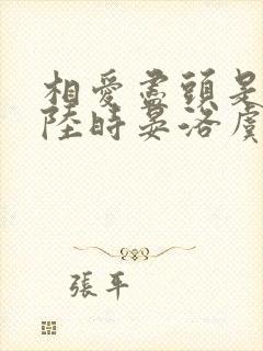 相爱尽头是相忘陆时晏洛虞