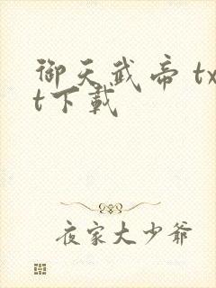 御天武帝 txt下载