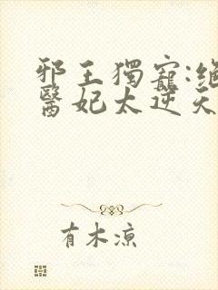 邪王独宠:绝色医妃太逆天免费观看