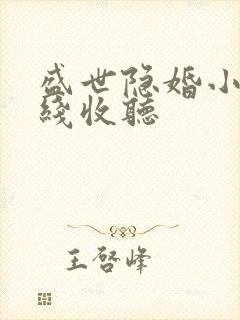 盛世隐婚小说在线收听