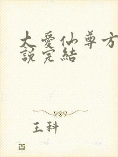 大爱仙尊方源小说完结封面