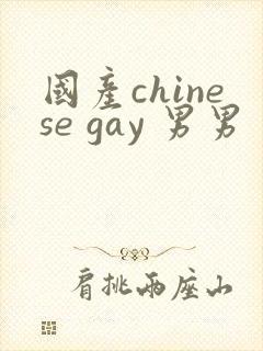 国产chinese gay 男男