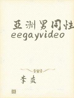 亚洲男同性freegayvideo