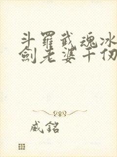 斗罗武魂冰火双剑老婆千仞雪