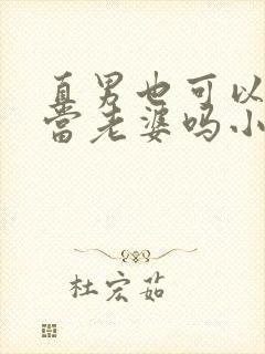 直男也可以给人当老婆吗小说