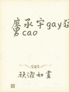 廖承宇gay猛男cao
