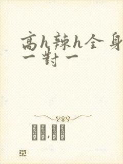 高h辣h全身肉一对一封面