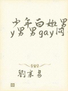 少年白嫩男gay男男gay网站封面