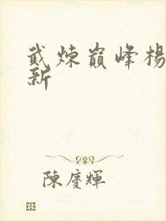 武炼巅峰杨开最新