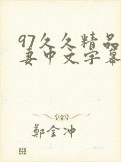 97久久精品人妻中文字幕