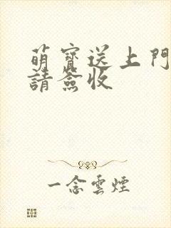 萌宝送上门爹地请签收封面