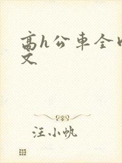 高h公车全肉污文