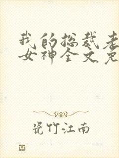 我的总裁老婆是女神全文免费阅读