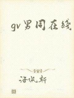 gv男同在线