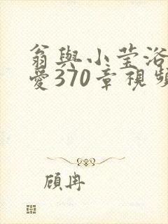 翁与小莹浴室欢爱370章视频
