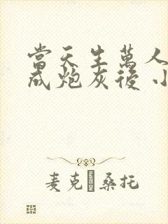 当天生万人迷穿成炮灰后 小说