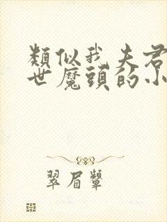 类似我夫君是灭世魔头的小说封面