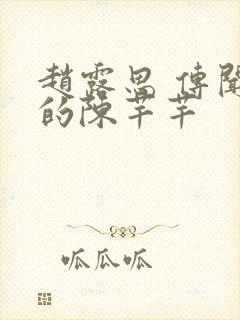 赵露思 传闻中的陈芊芊封面