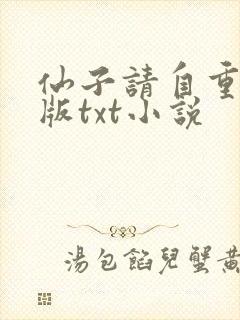 仙子请自重精校版txt小说